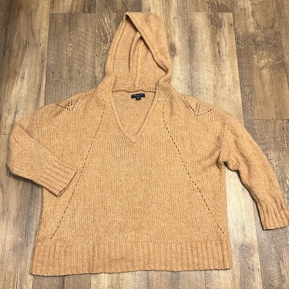 American Eagle 🦅 Jegging Fit oversized Wool Blend Sweater, Khaki, Size XL - EUC - Picture 2 of 10